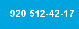 920 512-42-17